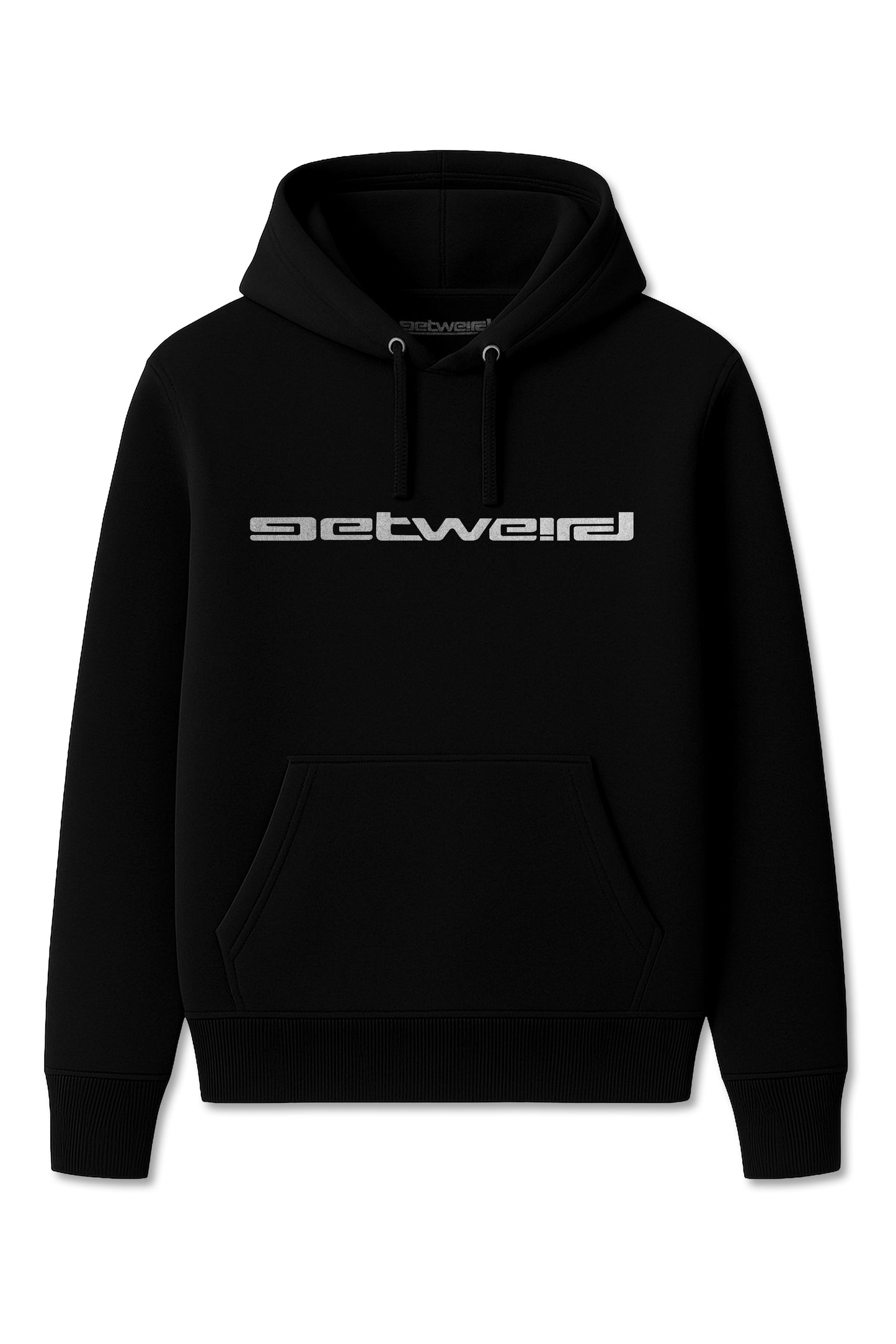 Get Weird Reflective Hoodie - Black