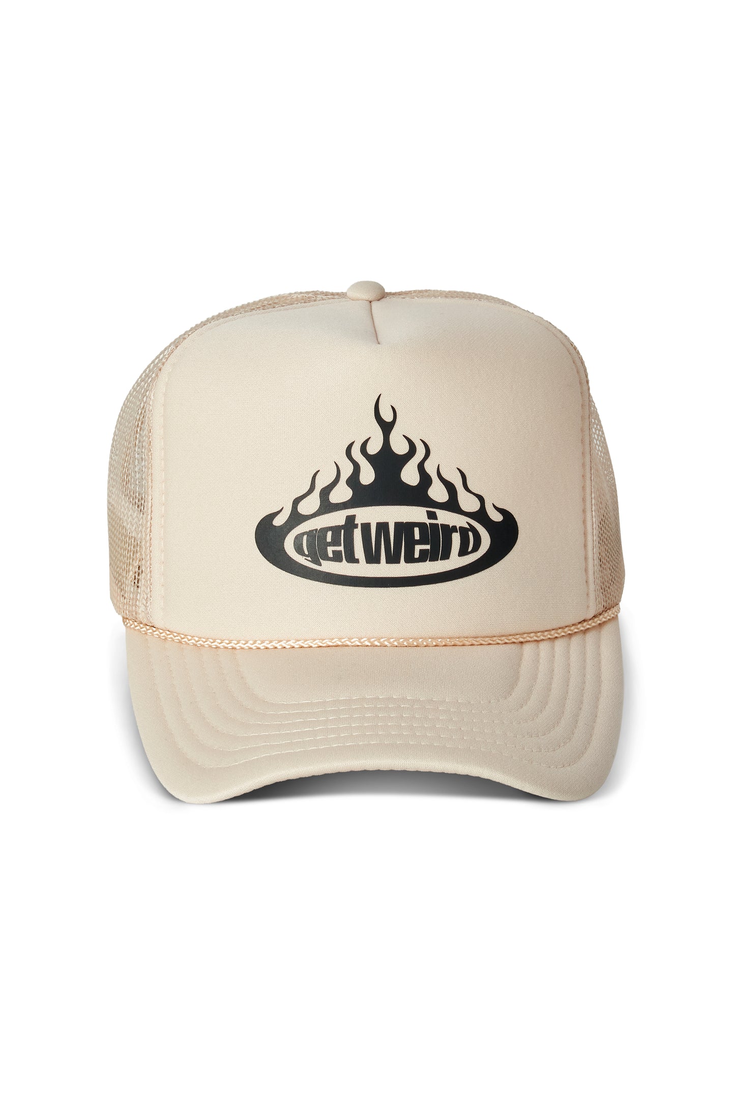 Get Weird Flame Cap - Cream