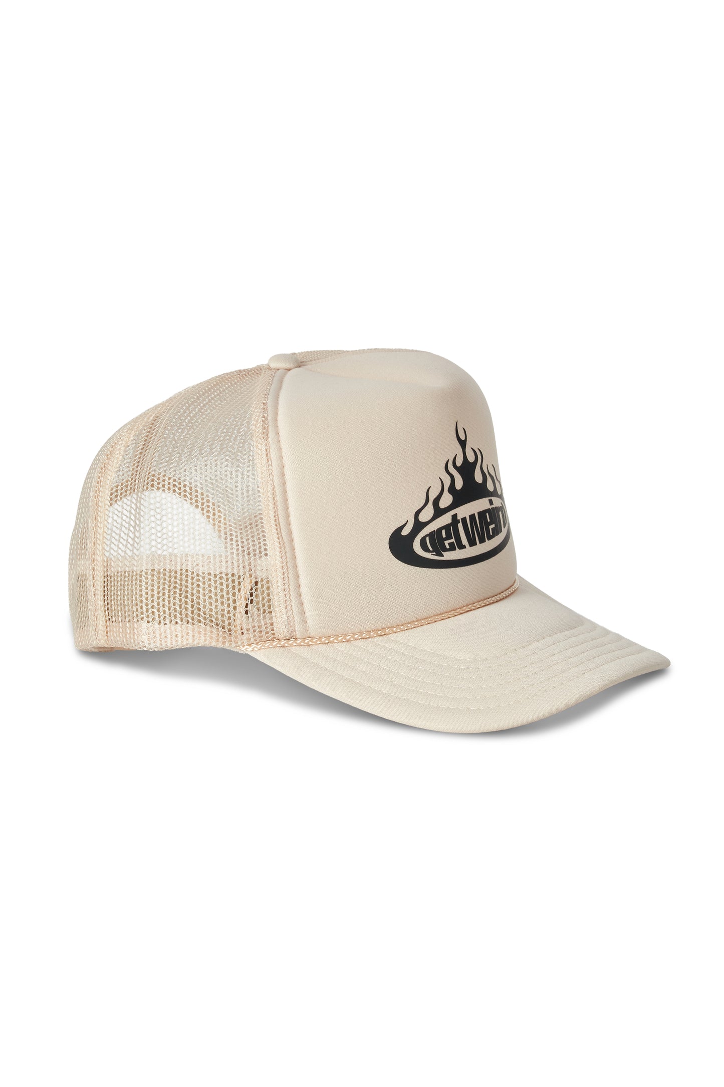 Get Weird Flame Cap - Cream