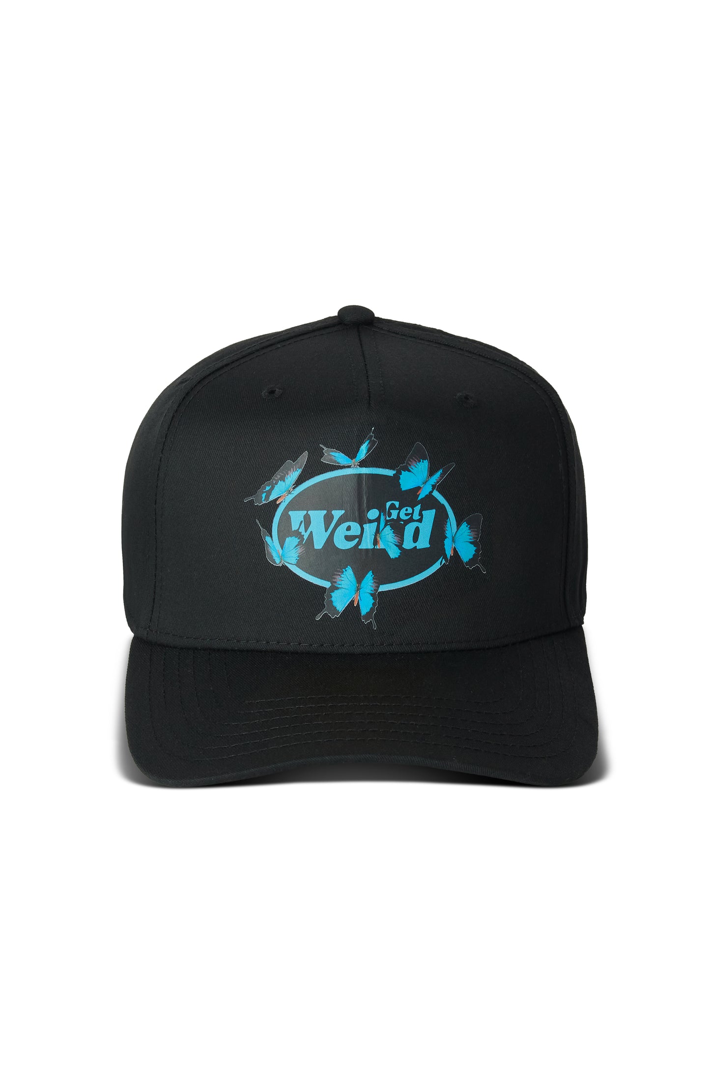 Get Weird Butterfly Cap - Black