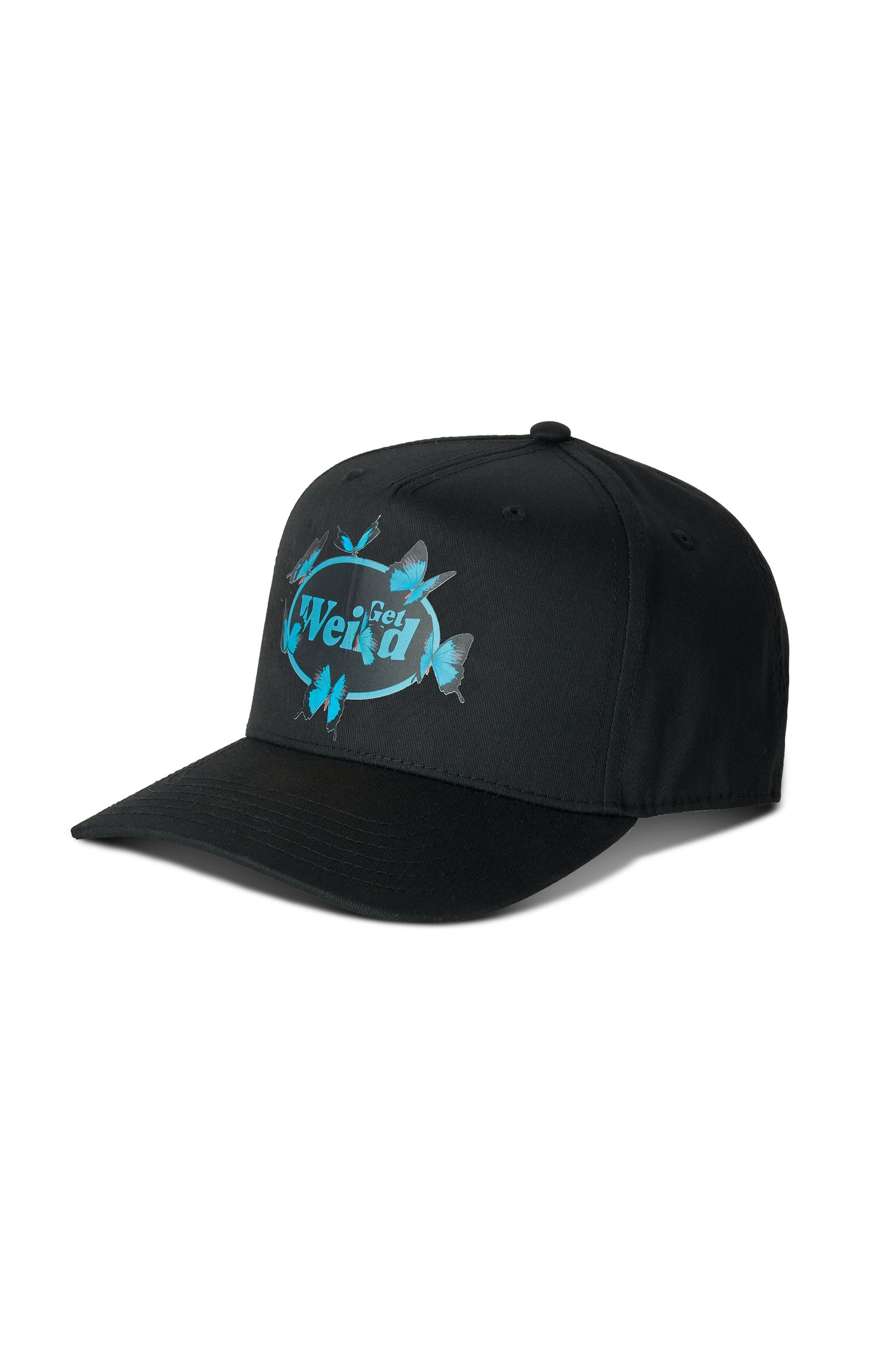 Get Weird Butterfly Cap - Black