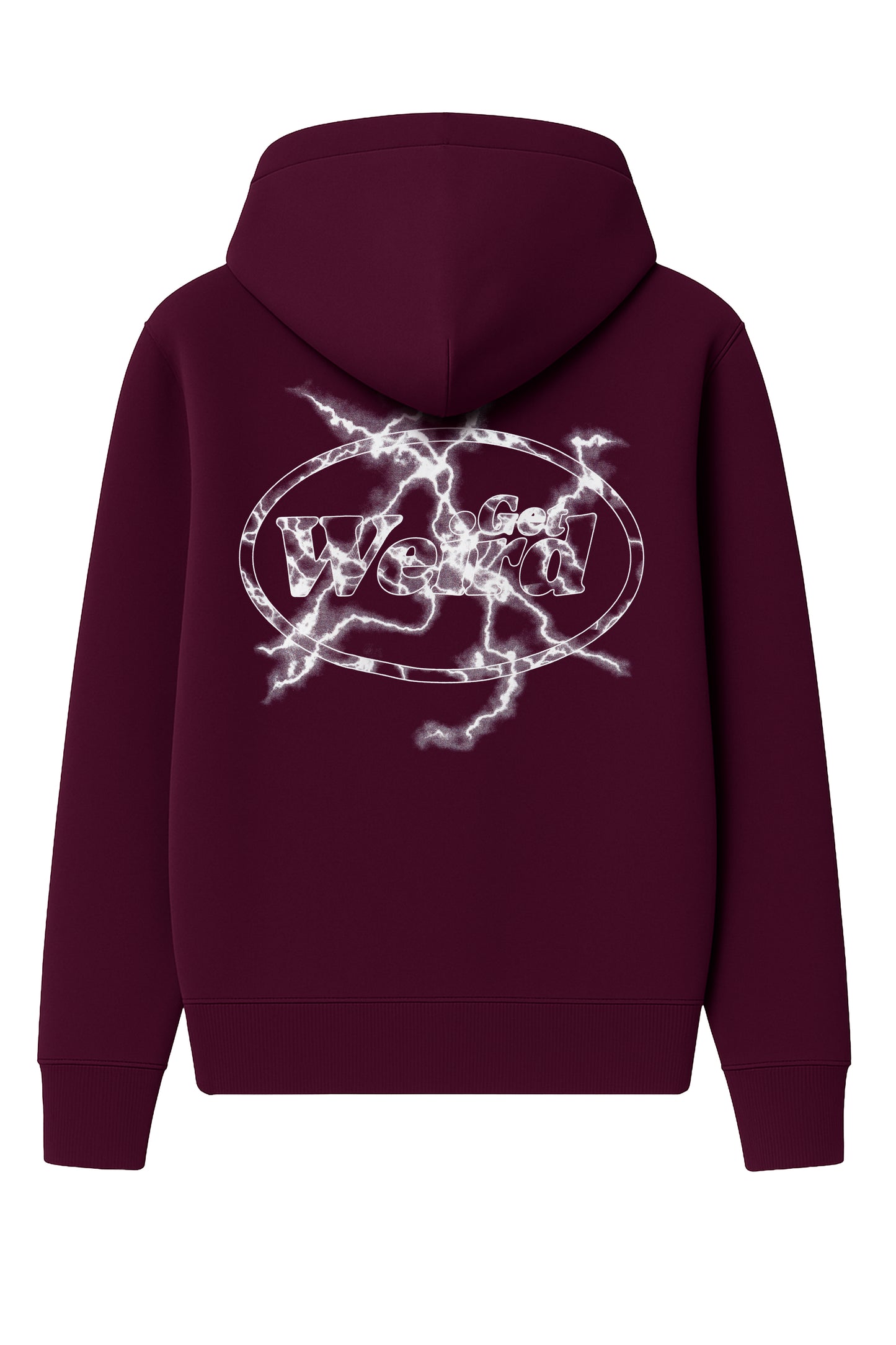 Get Weird Lighting Hoodie - Red