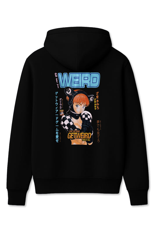 Get Weird Cover Shot Hoodie - Black