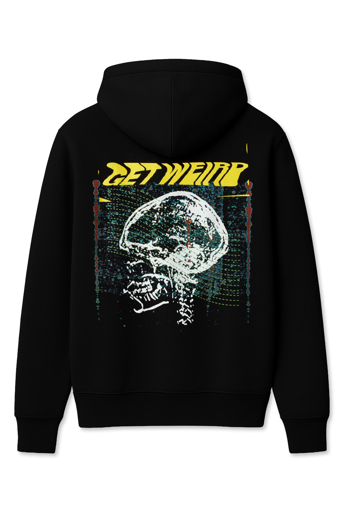 Get Weird Scanners Hoodie - Pigment Black