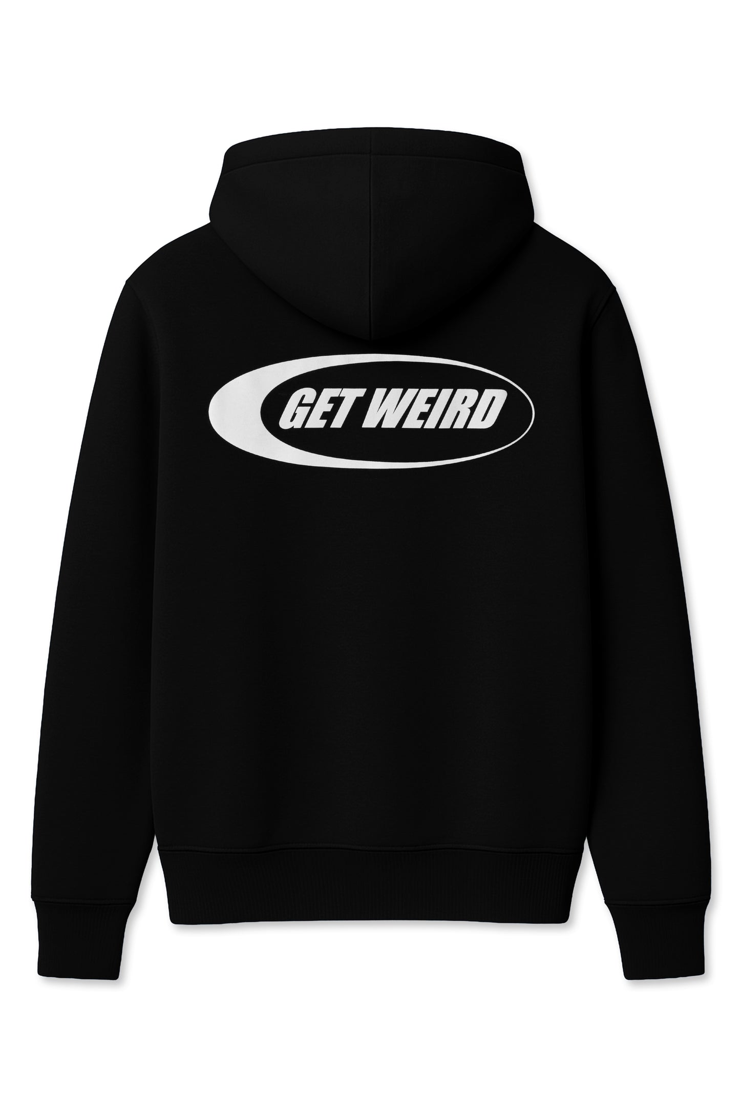 Get Weird Logo Hoodie - Black