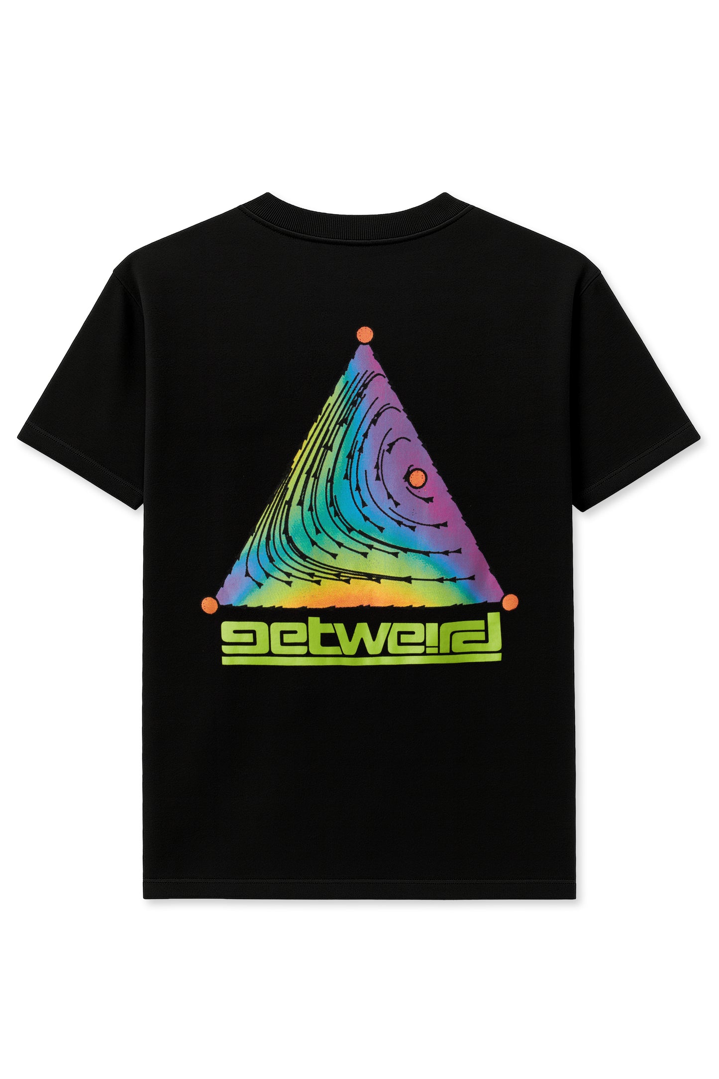 Get Weird Weather Channel Tee - Black