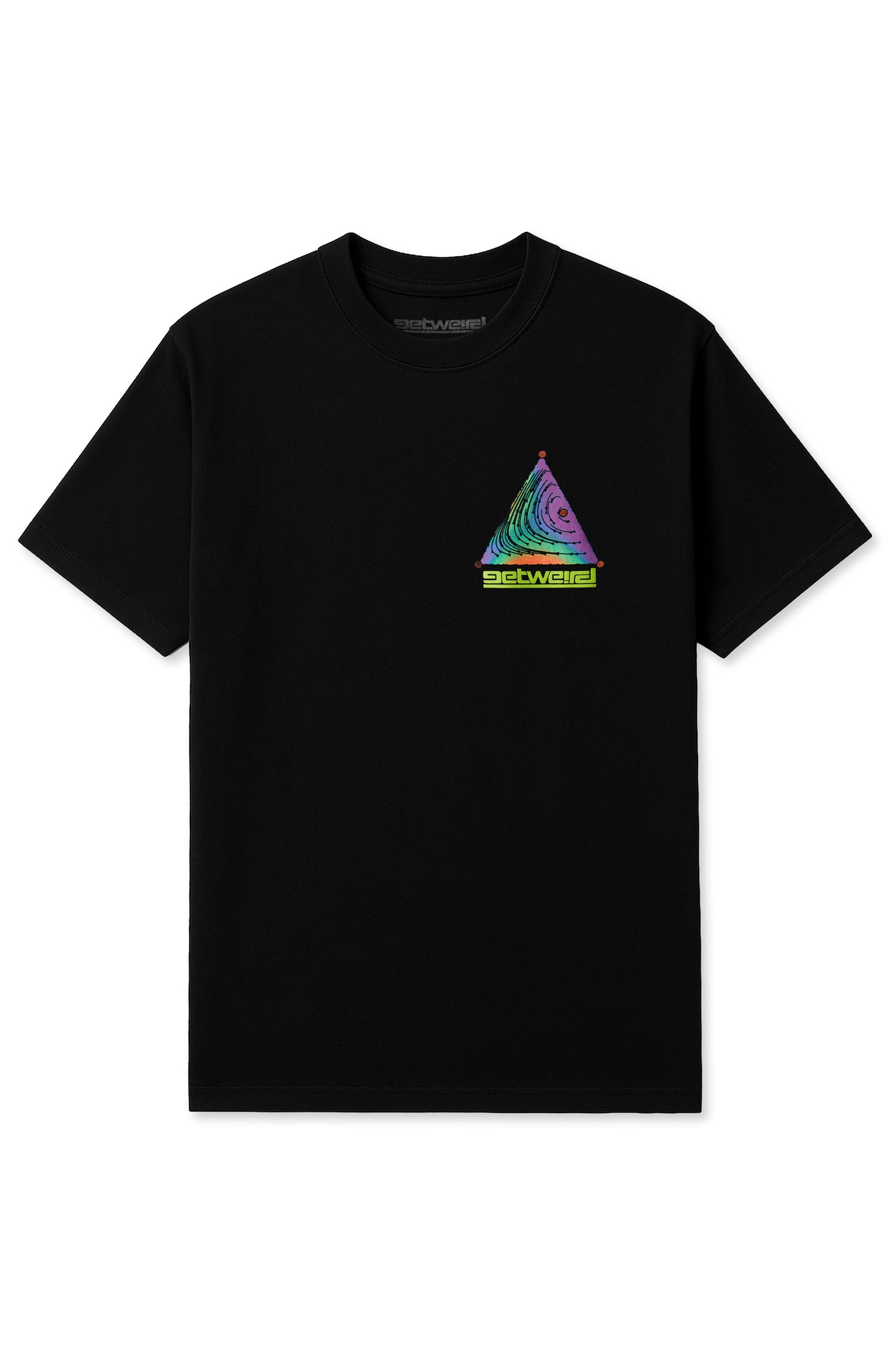 Get Weird Weather Channel Tee - Black