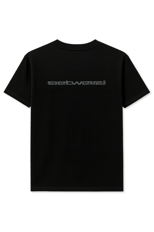 Get Weird Glitter Core Tee - Nephrite