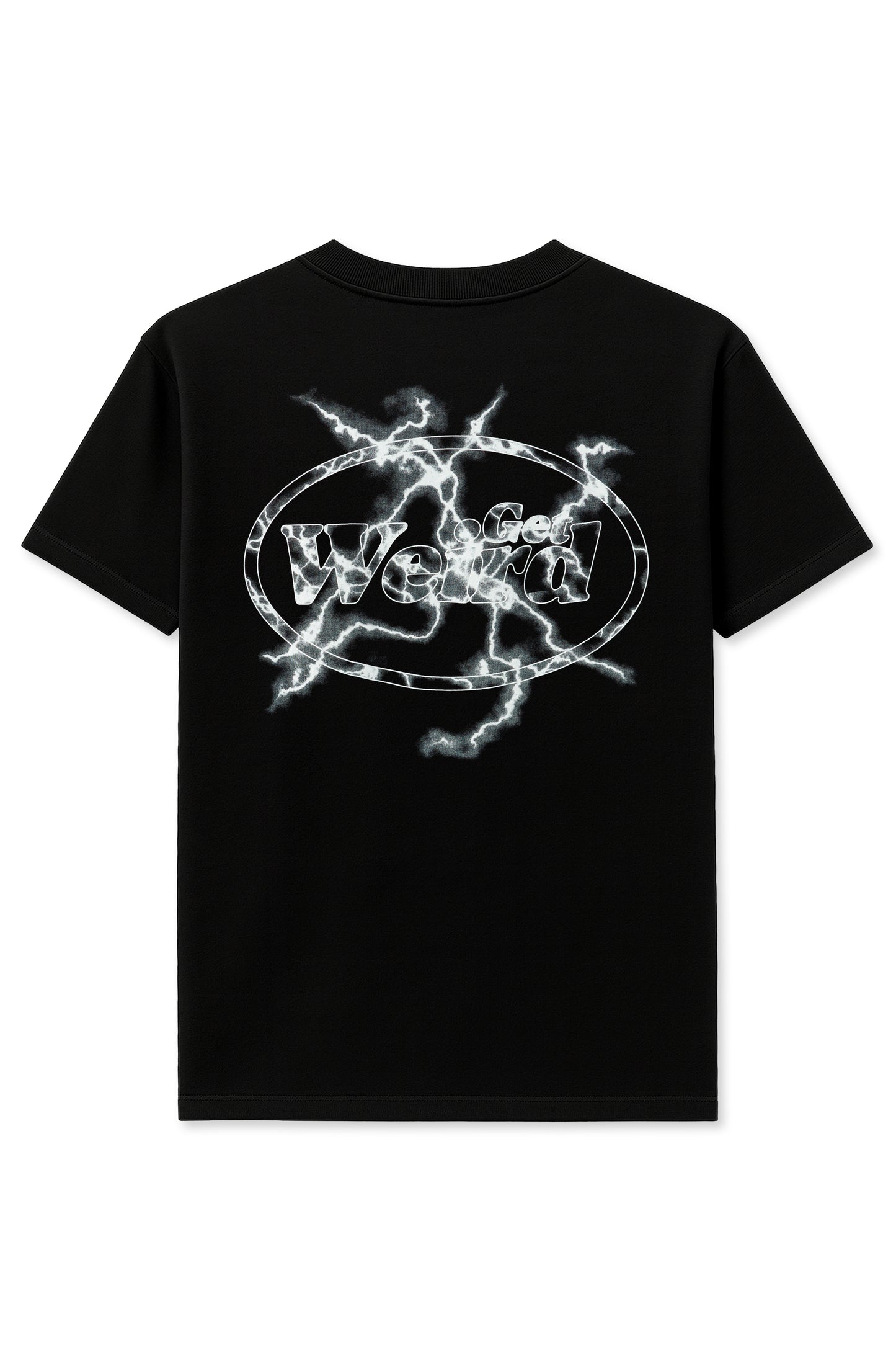 Get Weird Lighting Tee - Black