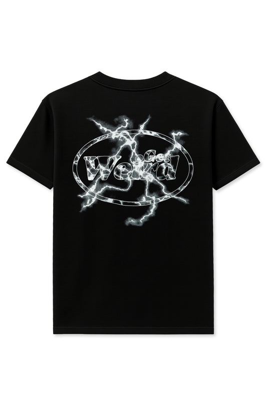 Get Weird Lighting Tee - Black