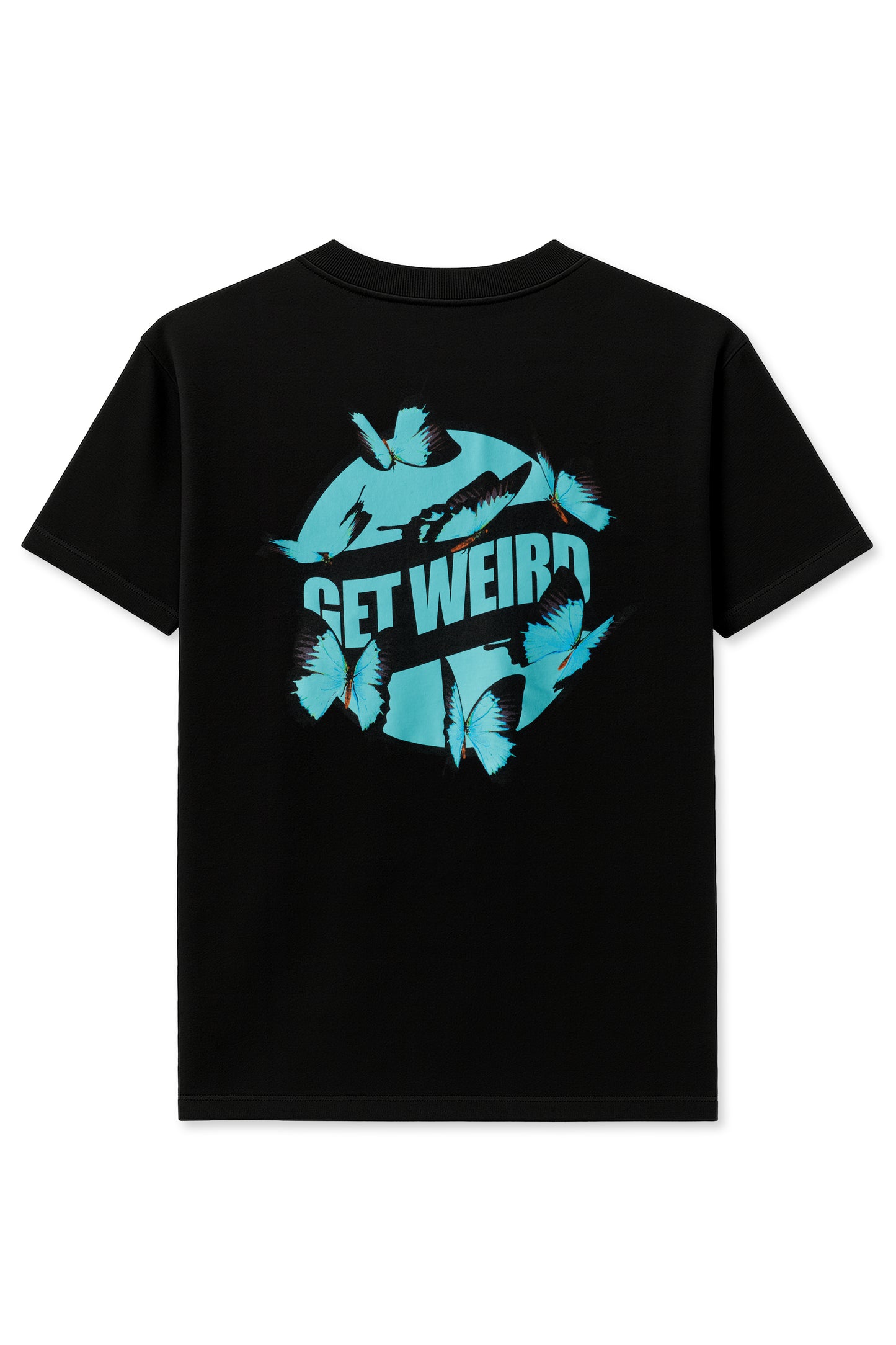 Get Weird Butterfly Tee - Blue