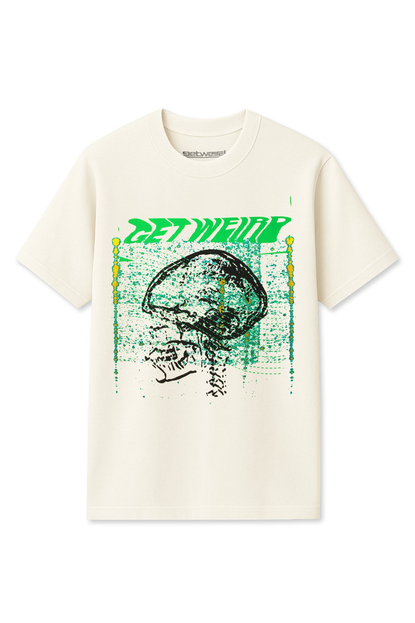 Get Weird Scanners Tee - Bone