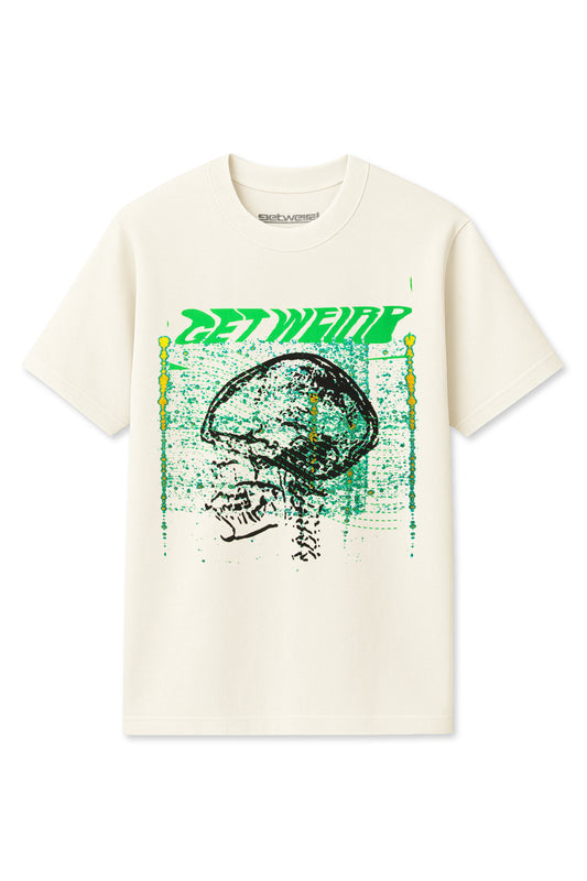 Get Weird Scanners Tee - Bone