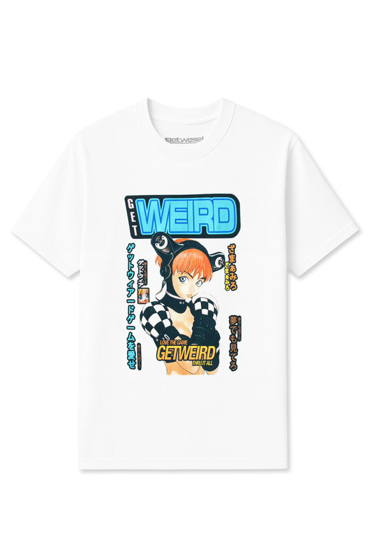 Get Weird Cover Shot Tee - White