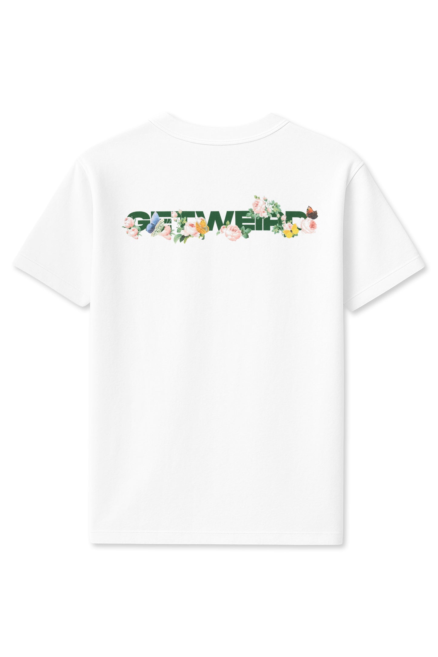 Get Weird Flowers Tee - White