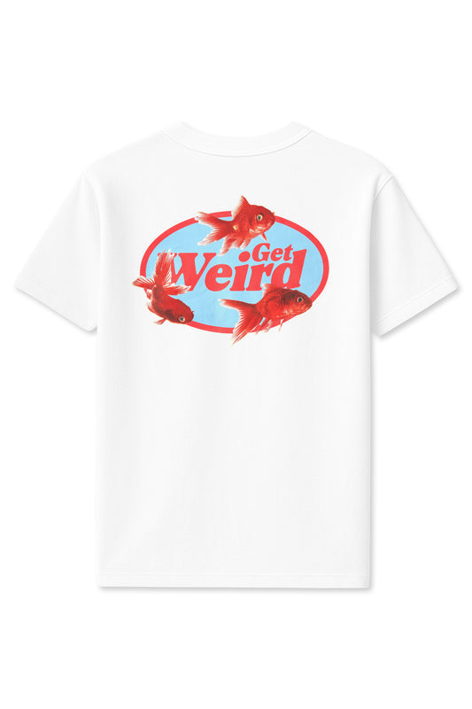 Get Weird Gold Fish Tee - Red